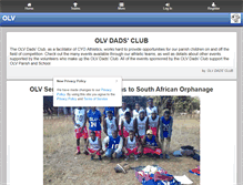 Tablet Screenshot of olvathletics.com